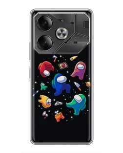 Чехол для Infinix Note 60 Ultra с картинкой «Among Us космос» Чехол для Infinix Note 60 Ultra с картинкой «Among Us космос»