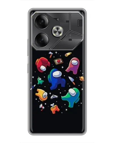 Чехол для Infinix Note 60 Ultra с картинкой «Among Us космос» Чехол для Infinix Note 60 Ultra с картинкой «Among Us космос»