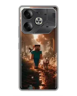 Чохол для Infinix Note 60 Ultra з картинкою «Стів у лісі»