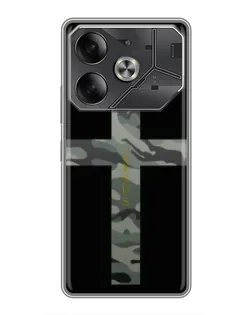 Чехол для Infinix Note 60 Ultra с картинкой «Милитари Крест»