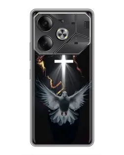 Чехол для Infinix Note 60 Ultra с картинкой «Голубь и Свет»