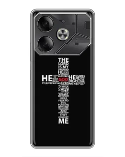 Чохол для Infinix Note 60 Ultra з картинкою «Текстовий хрест»