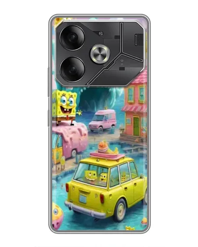 Чехол для Infinix Note 60 Ultra с картинкой «Монстр-трак приключения»