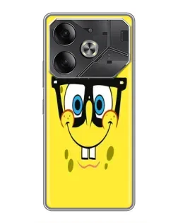 Чехол для Infinix Note 60 Ultra с картинкой «Минималистичный Спанч Боб» Чехол для Infinix Note 60 Ultra с картинкой «Минималистичный Спанч Боб»