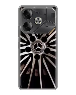 Чохол для Infinix Note 60 Ultra з картинкою «Диск Mercedes»