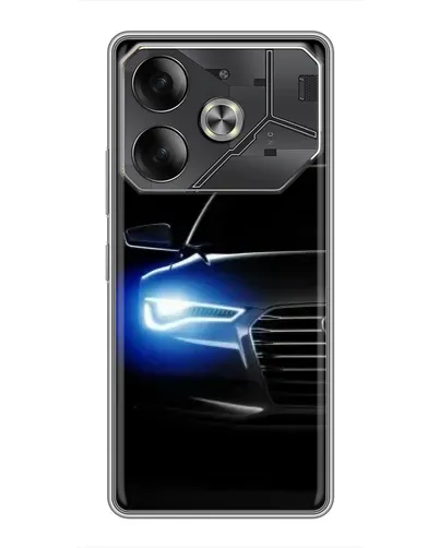 Чохол для Infinix Note 60 Ultra з картинкою «Неоновий погляд Audi»