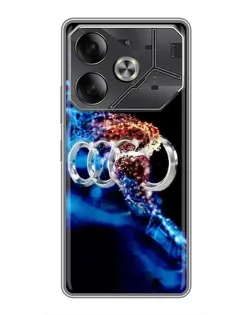 Чохол для Infinix Note 60 Ultra з картинкою «Енергія лого Audi»