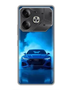 Чохол для Infinix Note 60 Ultra з картинкою «Audi — блакитна енергія»