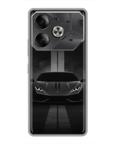 Чехол для Infinix Note 60 Ultra с картинкой «Lamborghini симметрия дорог»