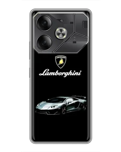 Чехол для Infinix Note 60 Ultra с картинкой «Логотип Lamborghini классика»