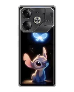Чехол для Infinix Note 60 Ultra с картинкой «Сияющий Стич»