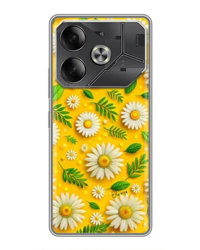 Чехол для Infinix Note 60 Ultra с картинкой «Ромашковое солнце»