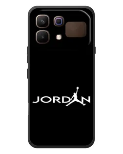 Чохол для Infinix Note 60 з картинкою «Jordan White Logo»