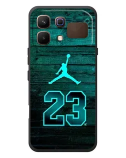Чохол для Infinix Note 60 з картинкою «Jordan Cyan 23»