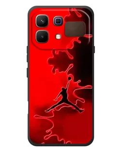 Чохол для Infinix Note 60 з картинкою «Jordan Red Smoke»