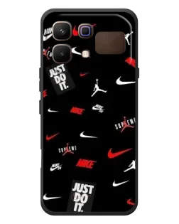 Чохол для Infinix Note 60 з картинкою «Nike Mix Pattern»