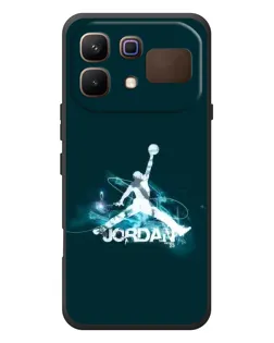 Чохол для Infinix Note 60 з картинкою «Jordan Blue Fire»