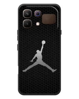 Чохол для Infinix Note 60 з картинкою «Jordan Dark Carbon»