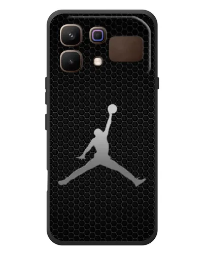 Чехол для Infinix Note 60 с картинкой «Jordan Dark Carbon»
