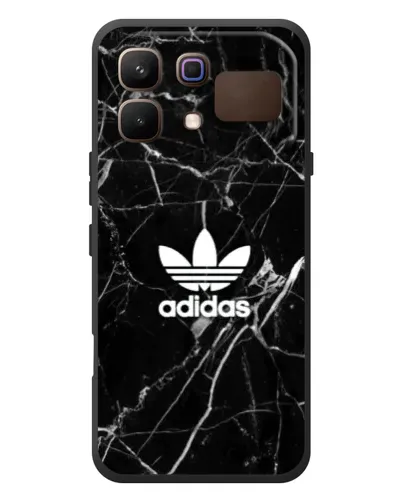 Чохол для Infinix Note 60 з картинкою «Білий мармур Adidas»