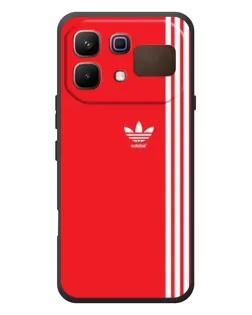 Чохол для Infinix Note 60 з картинкою «Червоний мінімалізм Adidas»