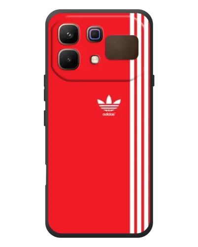 Чохол для Infinix Note 60 з картинкою «Червоний мінімалізм Adidas»