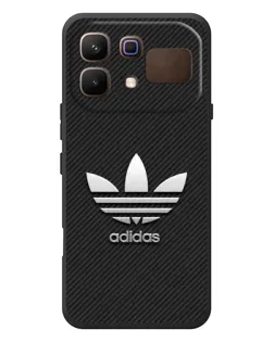 Чохол для Infinix Note 60 з картинкою «Adidas Карбонова текстура»