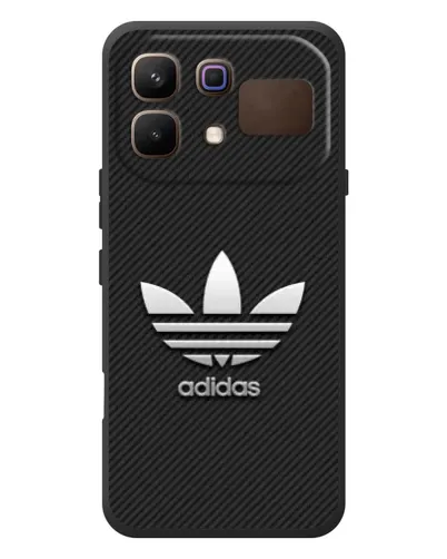 Чохол для Infinix Note 60 з картинкою «Adidas Карбонова текстура»