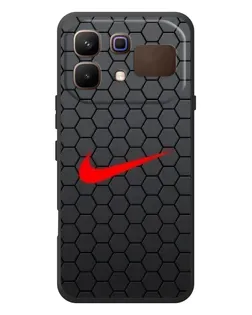 Чохол для Infinix Note 60 з картинкою «Nike — карбонова сітка»