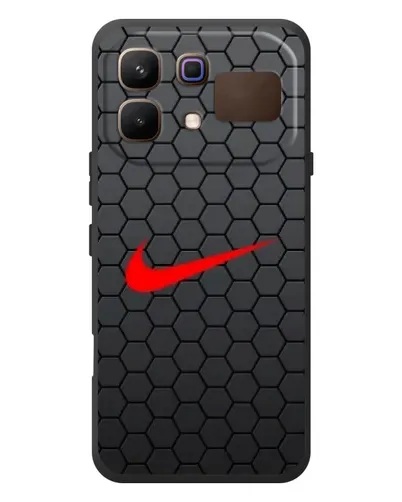 Чохол для Infinix Note 60 з картинкою «Nike — карбонова сітка»
