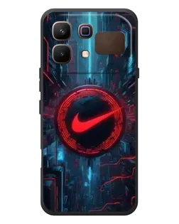 Чохол для Infinix Note 60 з картинкою «Техногенний стиль Nike»
