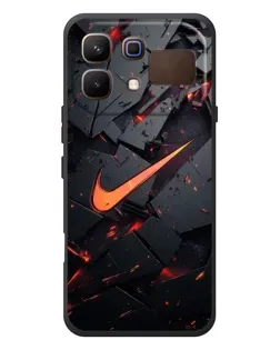 Чохол для Infinix Note 60 з картинкою «Nike — ефект розломів»