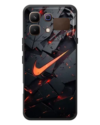 Чохол для Infinix Note 60 з картинкою «Nike — ефект розломів»