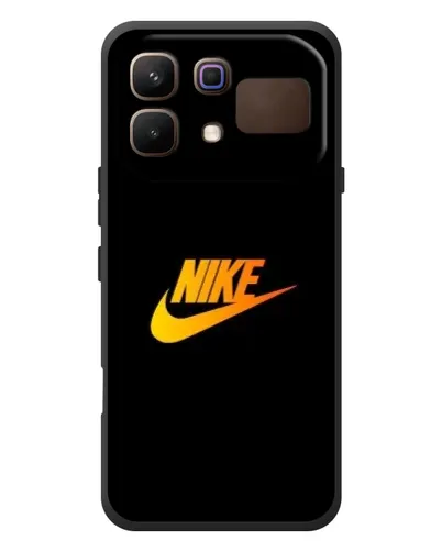 Чохол для Infinix Note 60 з картинкою «Золотий логотип Nike»