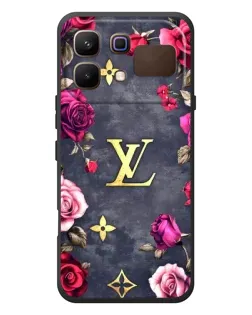 Чохол для Infinix Note 60 з картинкою «Квітковий Louis Vuitton»