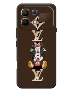Чохол для Infinix Note 60 з картинкою «LV та Міккі Маус»