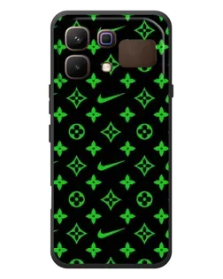 Чохол для Infinix Note 60 з картинкою «Неоновий принт LV»