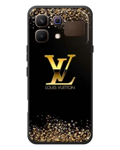 Чохол для Infinix Note 60 з картинкою «LV — золоті іскри»