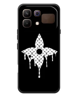 Чохол для Infinix Note 60 з картинкою «Квіткова монограма»