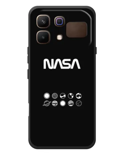 Чехол для Infinix Note 60 с картинкой «NASA — технический принт»