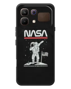 Чохол для Infinix Note 60 з картинкою «NASA — крокуємо по Місяцю»