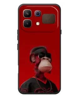 Чохол для Infinix Note 60 з картинкою «Bored Ape в червоному»