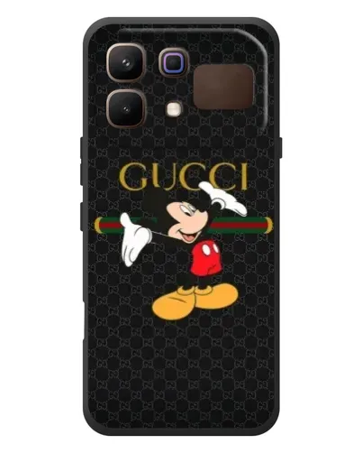 Чехол для Infinix Note 60 с картинкой «Микки Маус Gucci»