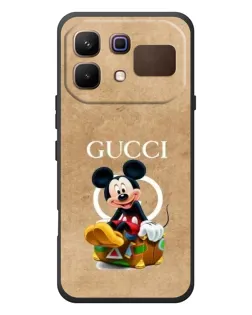 Чехол для Infinix Note 60 с картинкой «Микки Маус Gucci — крафт»