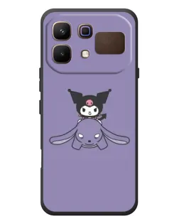 Чохол для Infinix Note 60 з картинкою «Kuromi на ліловому фоні»