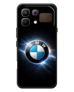 Чохол для Infinix Note 60 з картинкою «BMW — неонове сяйво»