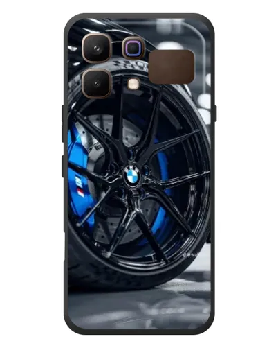 Чехол для Infinix Note 60 с картинкой «Колесо BMW вблизи»