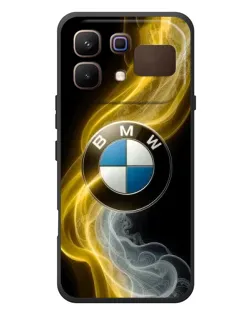 Чохол для Infinix Note 60 з картинкою «Золотистий дим BMW»