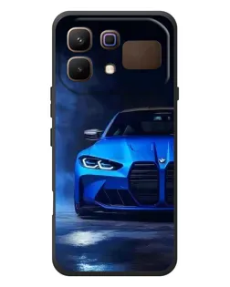 Чохол для Infinix Note 60 з картинкою «Блакитна BMW M4»