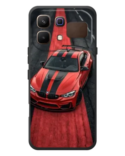 Чехол для Infinix Note 60 с картинкой «BMW на красной дорожке»